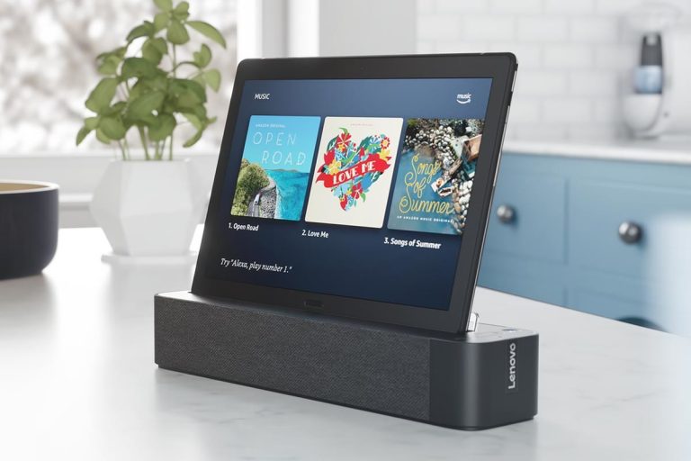 La nueva tableta Smart Tab M10 de Lenovo funciona como asistente inteligente para el hogar