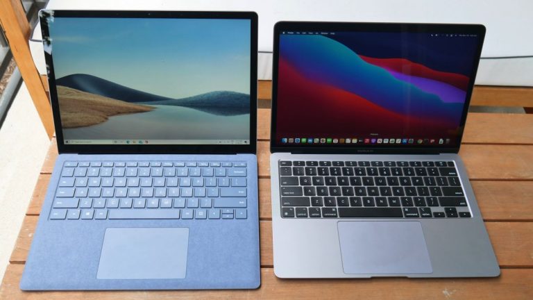 MacBook Air vs Surface 4 Laptop: ¿Qué laptop de 13 pulgadas es mejor?