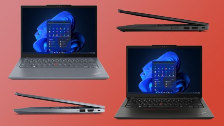 Las últimas laptops ThinkPad X13 de Lenovo priorizan la productividad y la movilidad