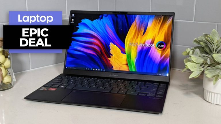 La computadora portátil ultradelgada Asus ZenBook 13 OLED Ryzen 7 obtiene un descuento de € 250